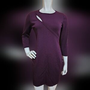 💙 103.Calvin Klein Size Medium Purple Sweater Dress
